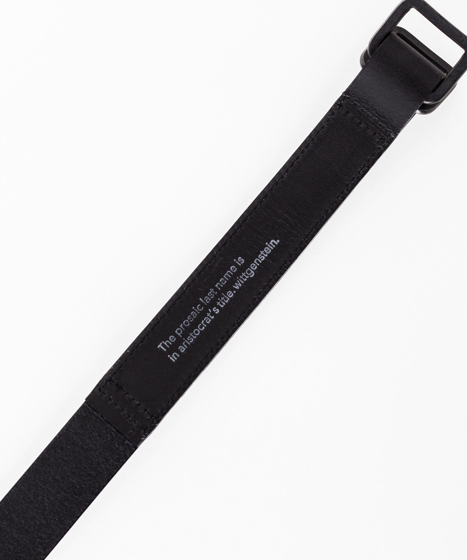 ssstein(シュタイン)の24AWコレクション LEATHER BELT(RECTANGLE BUCKLES) - BLACK 公式通販サイトsession福岡セレクトショップ