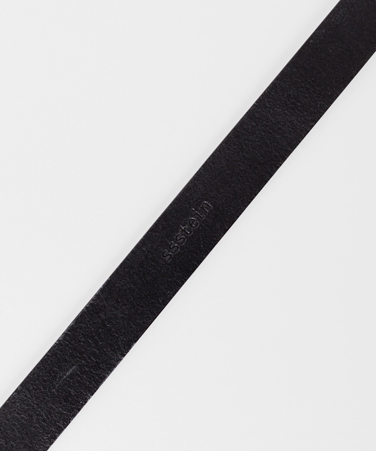 ssstein(シュタイン)の24AWコレクション LEATHER BELT(RECTANGLE BUCKLES) - BLACK 公式通販サイトsession福岡セレクトショップ