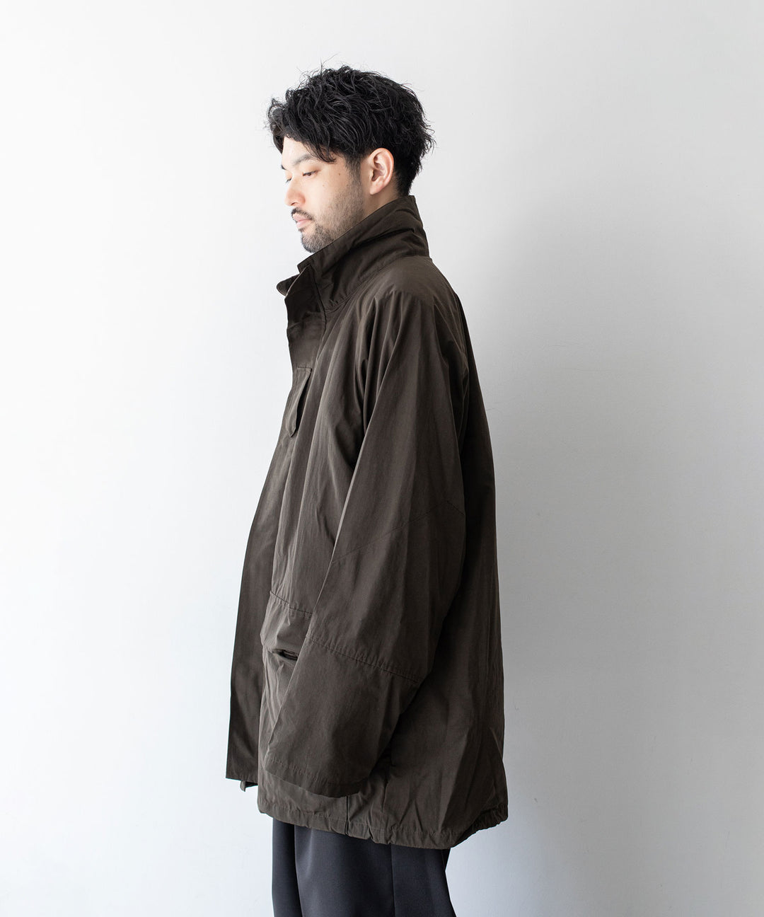 stein(シュタイン)の23AWコレクションREVERSIBLE MILITARY JACKETのMILITARY KHAKI
