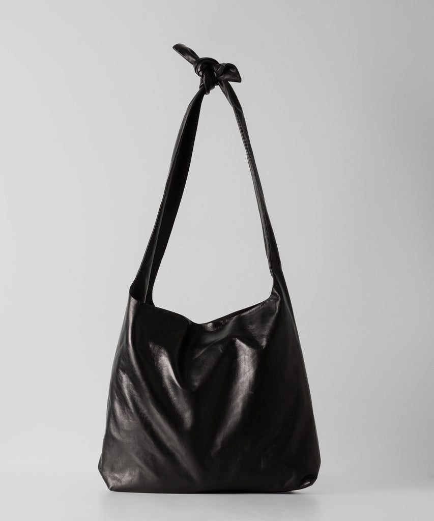 stein / シュタイン】TIE TOTE BAG - BLACK(LEATHER) | 公式通販サイト