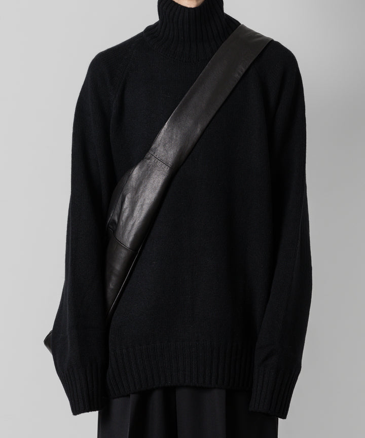 stein(シュタイン)の24SSコレクションSHOULDER BAGのBLACK(LEATHER) sessionセッション福岡セレクトショップ 公式通販サイト