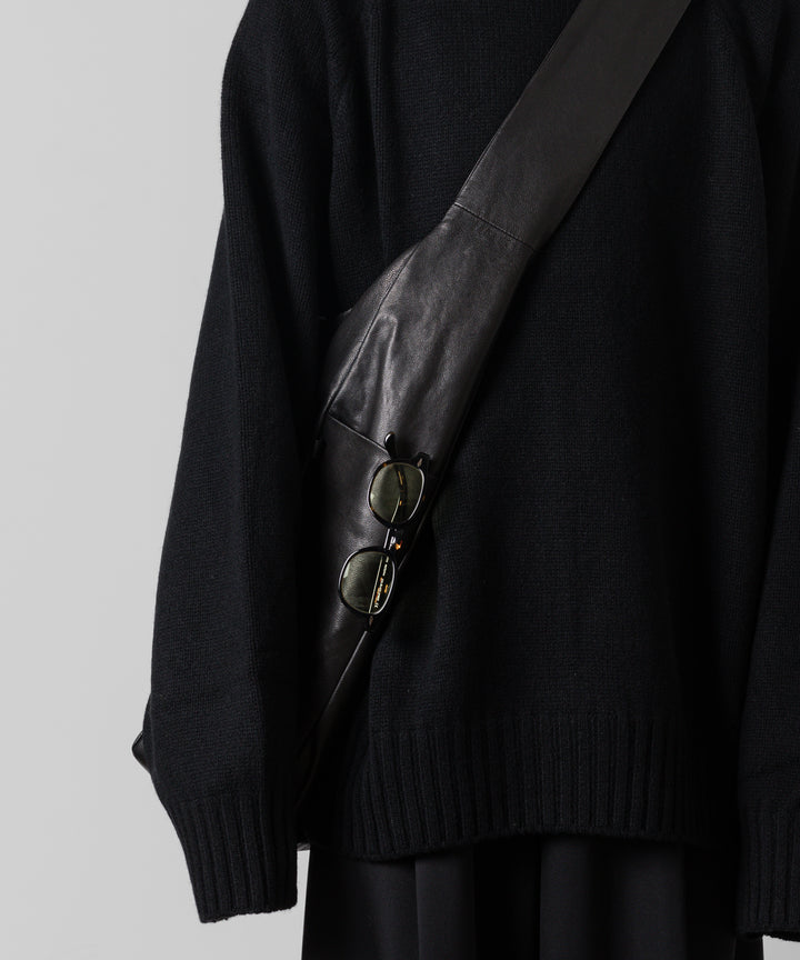 stein(シュタイン)の24SSコレクションSHOULDER BAGのBLACK(LEATHER) sessionセッション福岡セレクトショップ 公式通販サイト