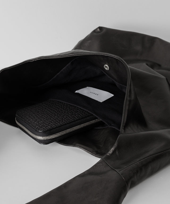 stein(シュタイン)の24SSコレクションTIE TOTE BAGのBLACK(LEATHER) session セッション福岡セレクトショップ 公式通販サイト