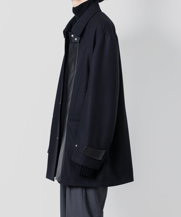 【stein】シュタイン 23AW LEATHER FLY FRONT LONG JACKET - DARK NAVY sessionセッション福岡セレクトショップ 公式通販サイト