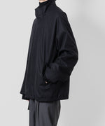 画像をギャラリービューアに読み込む, stein(シュタイン)の23AWコレクションMELTON STAND COLLAR ZIP SHORT JACKETのDARK NAVY
