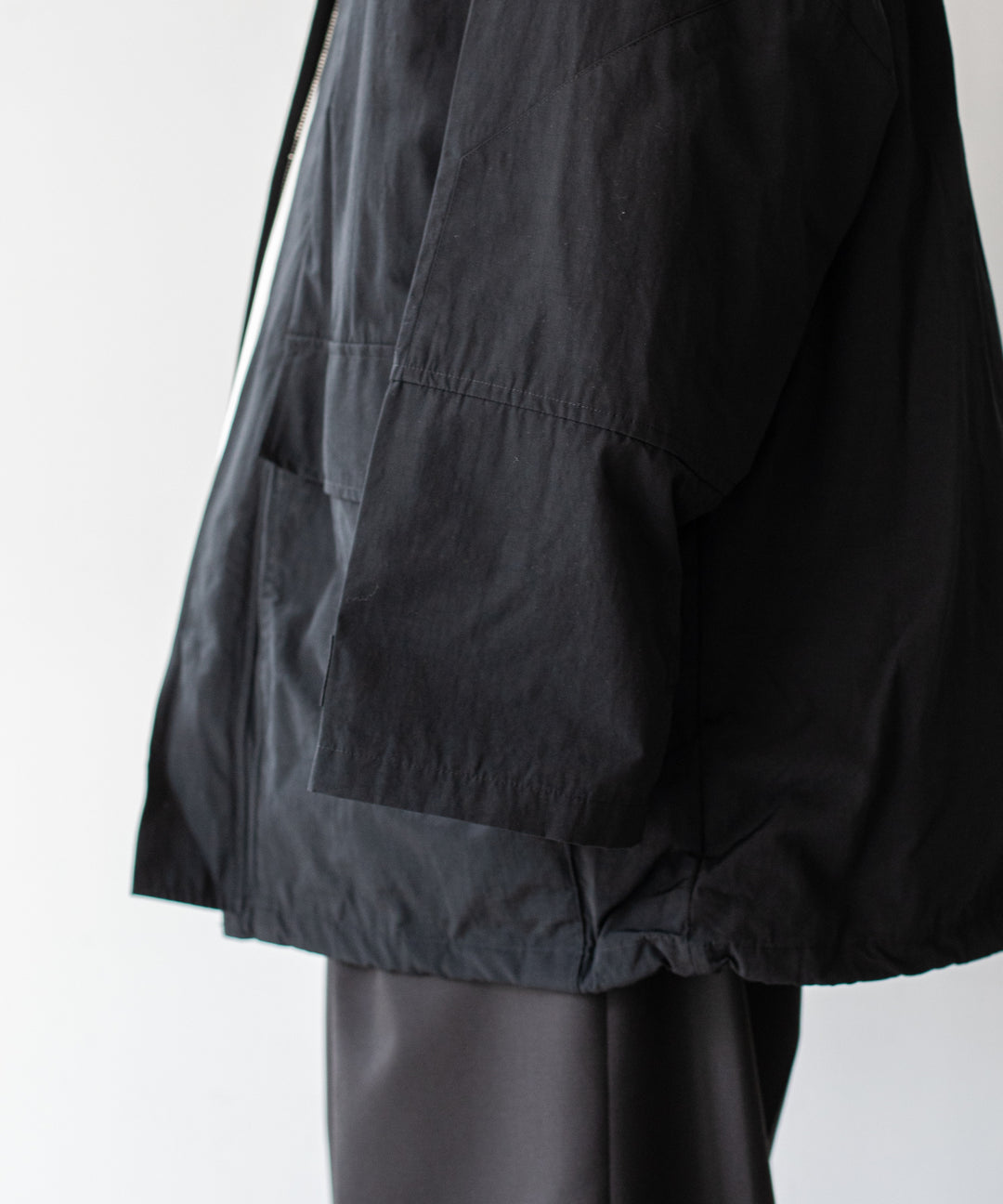 stein(シュタイン)の23AWコレクションREVERSIBLE MILITARY JACKETのBLACK