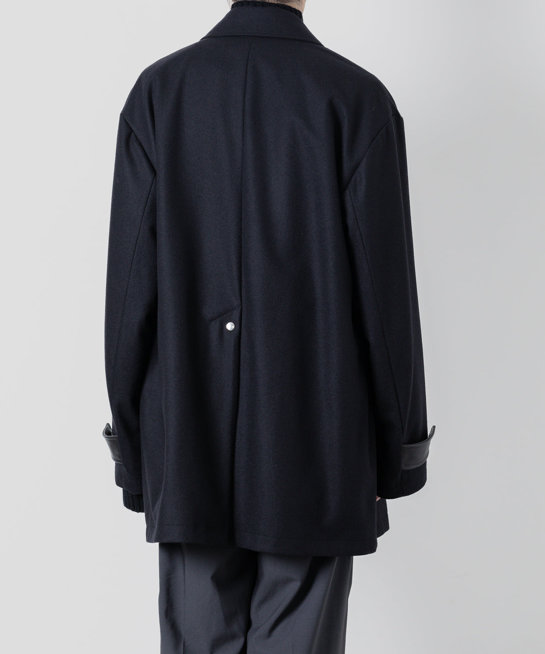 【stein】シュタイン 23AW LEATHER FLY FRONT LONG JACKET - DARK NAVY sessionセッション福岡セレクトショップ 公式通販サイト