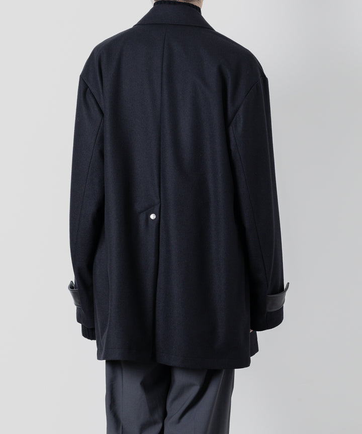 【stein】シュタイン 23AW LEATHER FLY FRONT LONG JACKET - DARK NAVY sessionセッション福岡セレクトショップ 公式通販サイト