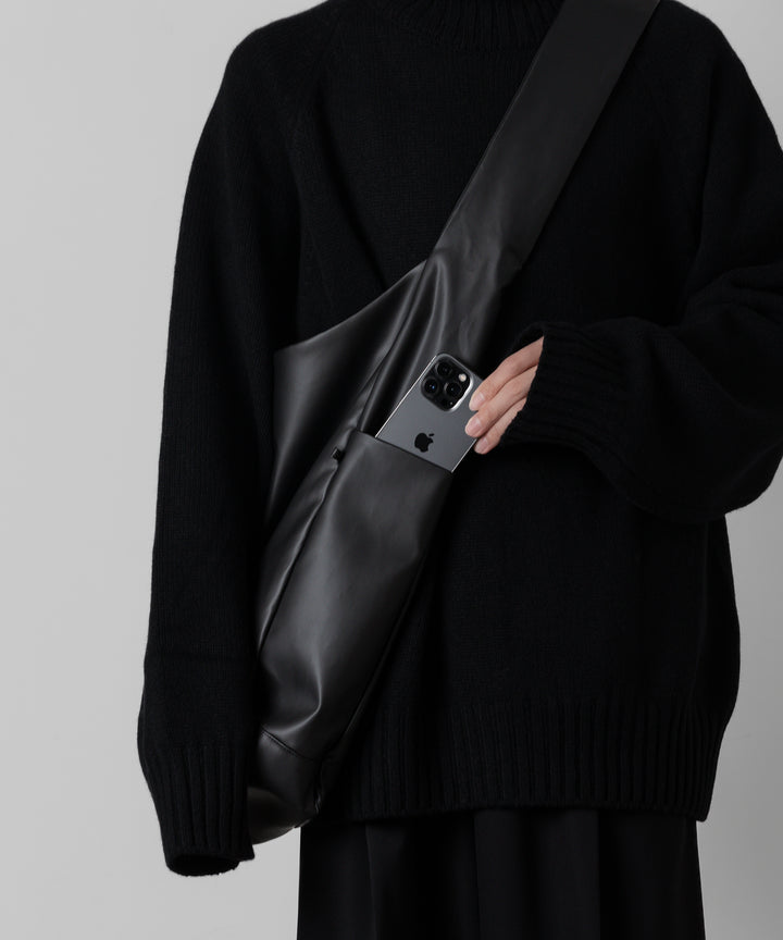 stein(シュタイン)の24SSコレクションSHOULDER BAGのBLACK(COATING) sessionセッション福岡セレクトショップ 公式通販サイト