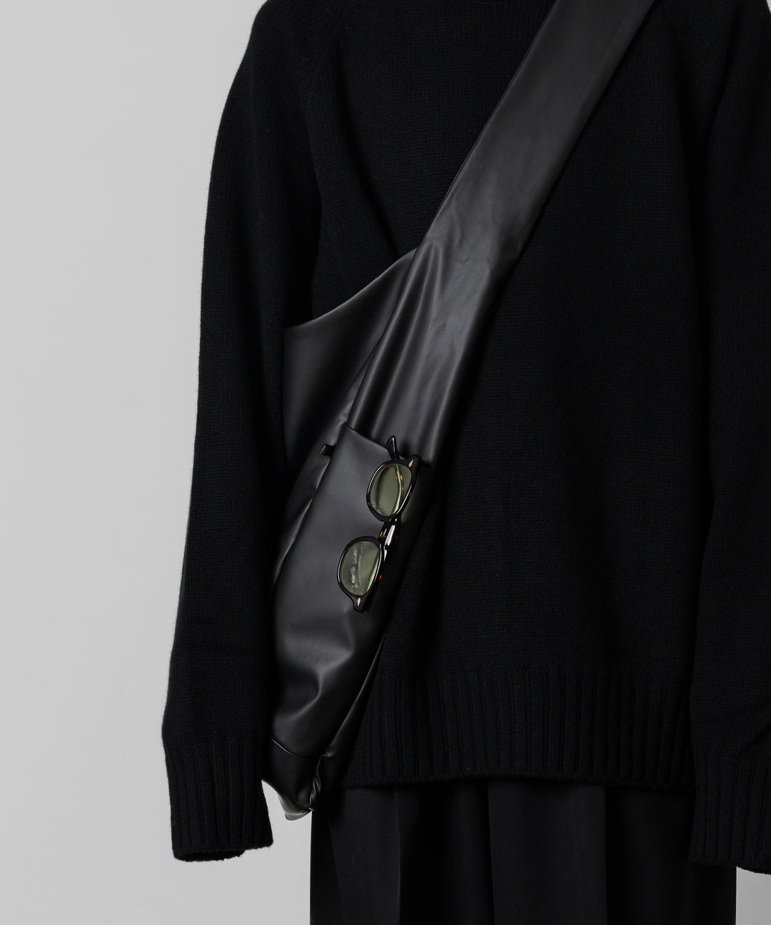 stein(シュタイン)の24SSコレクションSHOULDER BAGのBLACK(COATING) sessionセッション福岡セレクトショップ 公式通販サイト