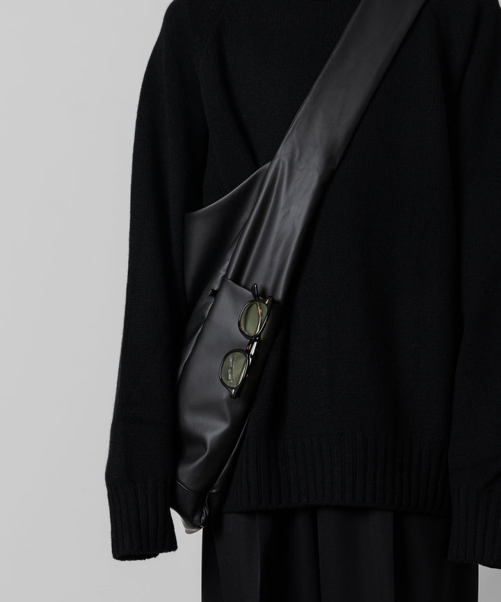 stein(シュタイン)の24SSコレクションSHOULDER BAGのBLACK(COATING) sessionセッション福岡セレクトショップ 公式通販サイト