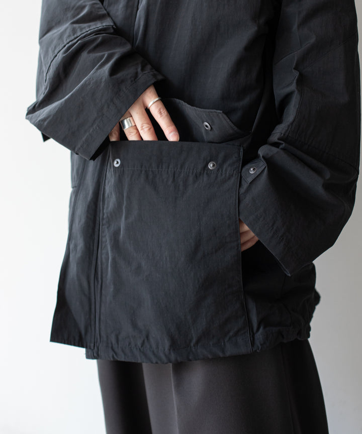 stein(シュタイン)の23AWコレクションREVERSIBLE MILITARY JACKETのBLACK