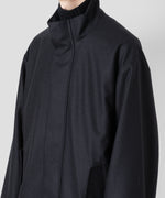 画像をギャラリービューアに読み込む, stein(シュタイン)の23AWコレクションMELTON STAND COLLAR ZIP SHORT JACKETのDARK NAVY
