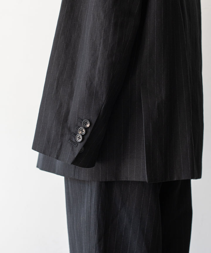 stein(シュタイン)の23AWコレクションOVERSIZED DOUBLE BREASTED JACKETのBLACK