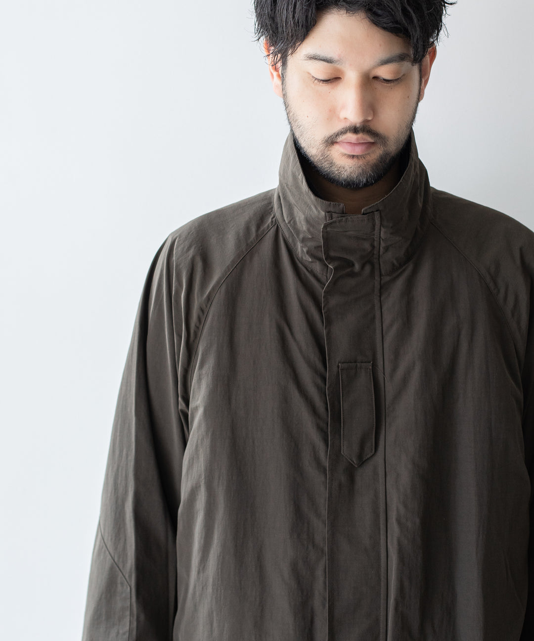 stein(シュタイン)の23AWコレクションREVERSIBLE MILITARY JACKETのMILITARY KHAKI