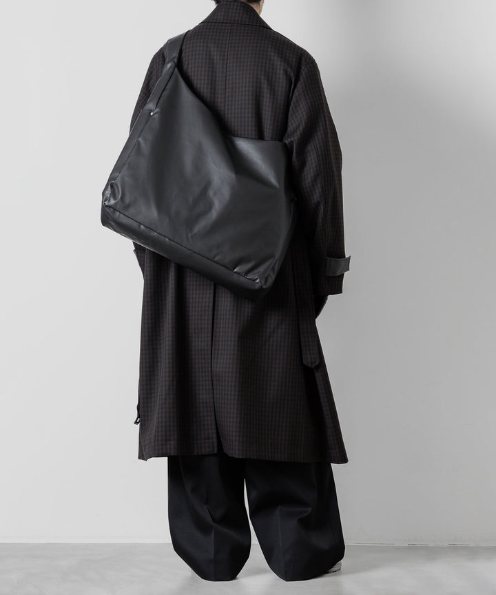 stein(シュタイン)の24SSコレクションSHOULDER BAGのBLACK(COATING) sessionセッション福岡セレクトショップ 公式通販サイト