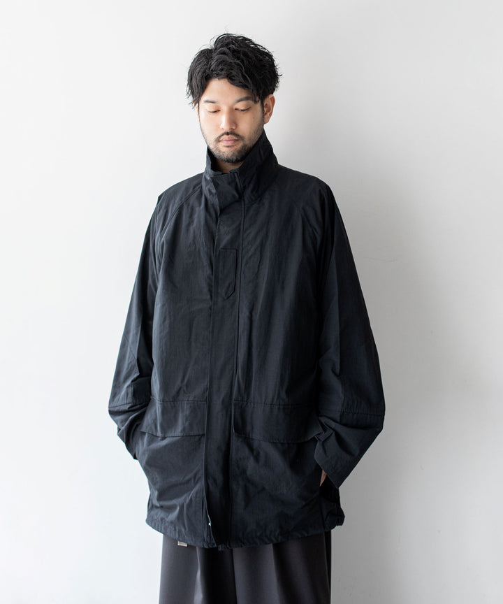 stein(シュタイン)の23AWコレクションREVERSIBLE MILITARY JACKETのBLACK