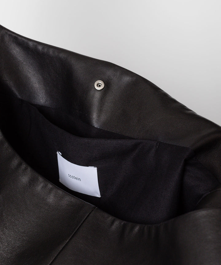 ssstein(シュタイン)の24AWコレクション LEATHER SHOULDER BAG - BLACK 公式通販サイトsession福岡セレクトショップ