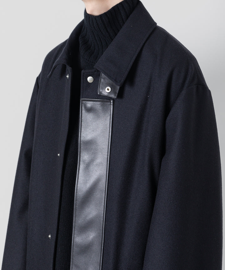 【stein】シュタイン 23AW LEATHER FLY FRONT LONG JACKET - DARK NAVY sessionセッション福岡セレクトショップ 公式通販サイト