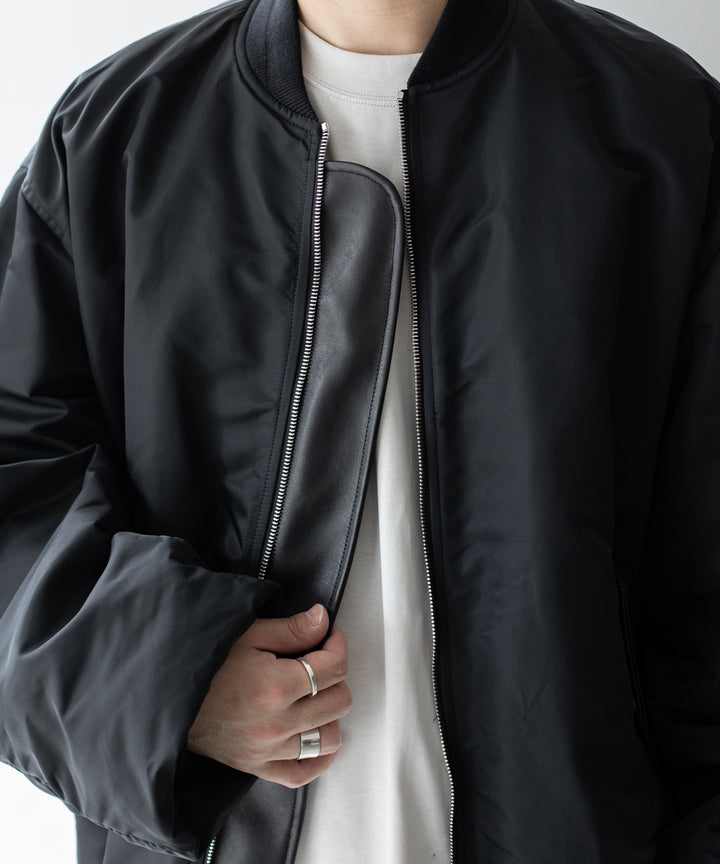 stein(シュタイン)の23AWコレクションOVERSIZED FLIGHT JACKETのBLACK