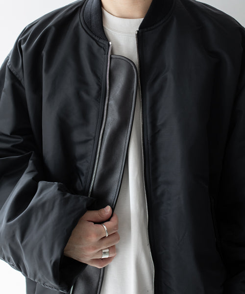 stein / シュタイン】OVERSIZED FLIGHT JACKET - BLACK | 公式通販