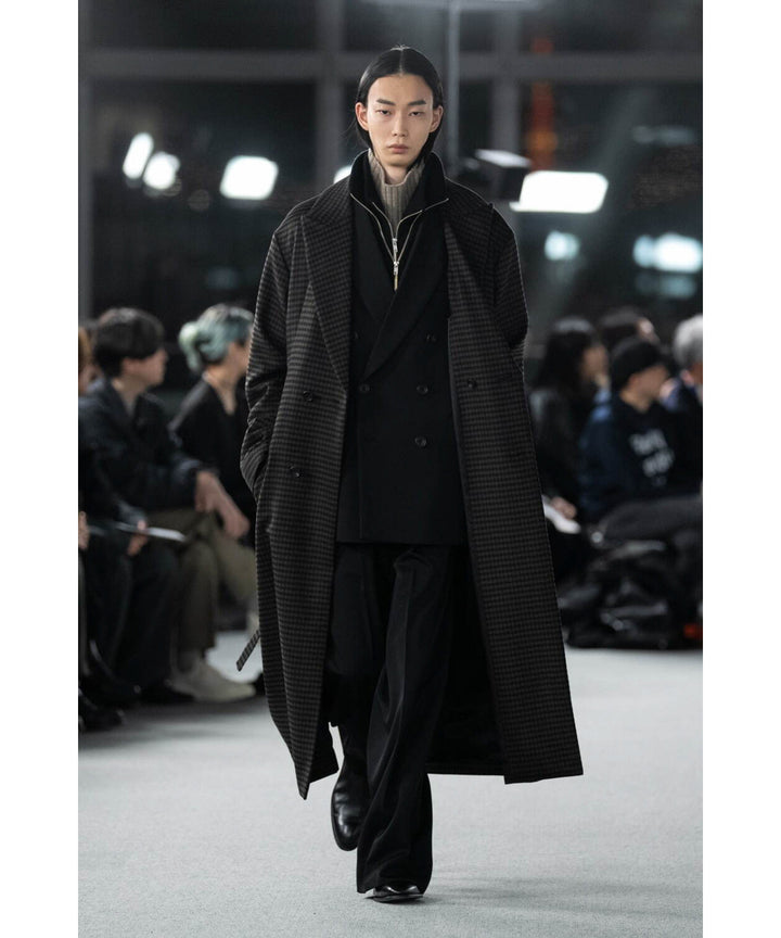 stein(シュタイン)の23AWコレクションOVERSIZED DRIVERS KNIT ZIP JACKETのBLACK