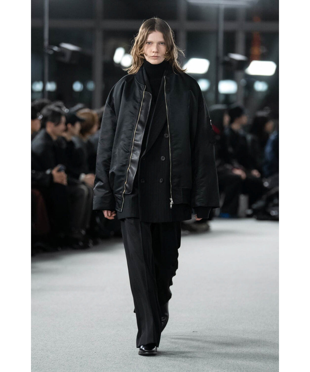 stein(シュタイン)の23AWコレクションOVERSIZED FLIGHT JACKETのBLACK