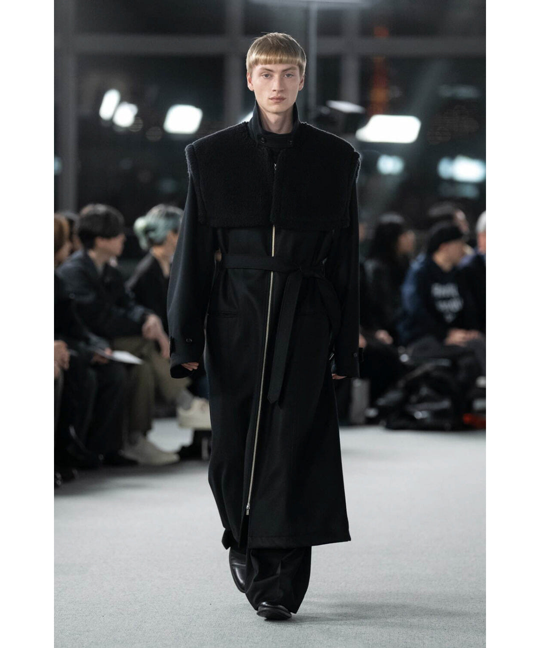 stein シュタイン 23aw OVERSIZED MAXI-LENGTH ZIP COAT - BLACK sessionセッション福岡セレクトショップ 公式通販サイト