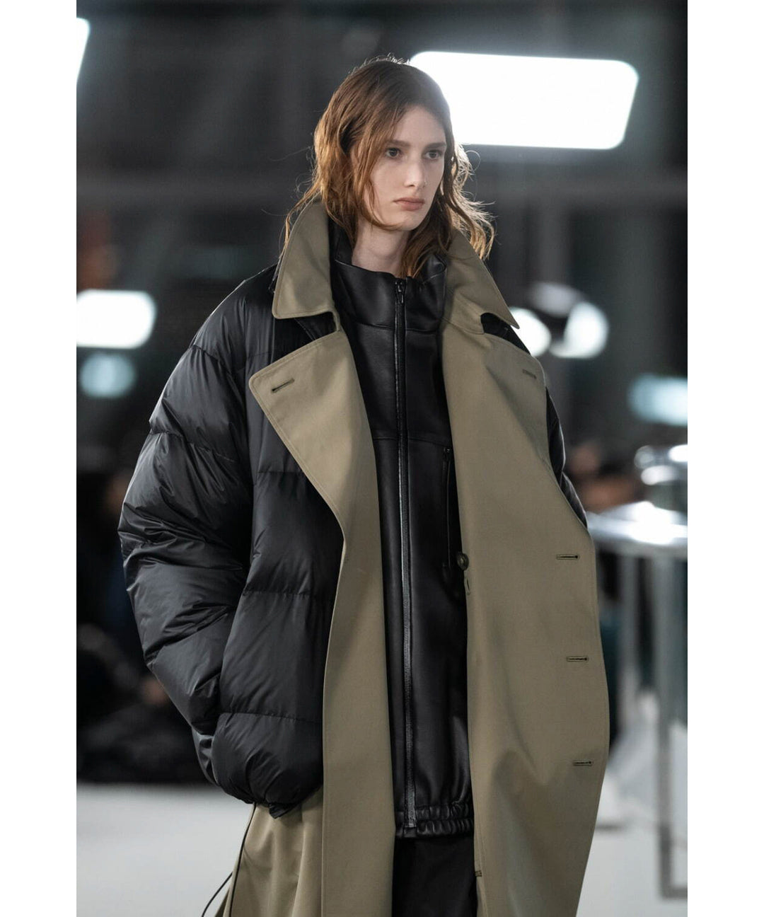 stein(シュタイン)の23AWコレクションDOWN PADDED JACKETのBLACK