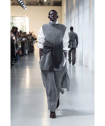 画像をギャラリービューアに読み込む, ssstein(シュタイン)のWOOL/ALPACA KNIT CREW NECK LS - CHARCOALの公式通販サイトsession福岡セレクトショッ
