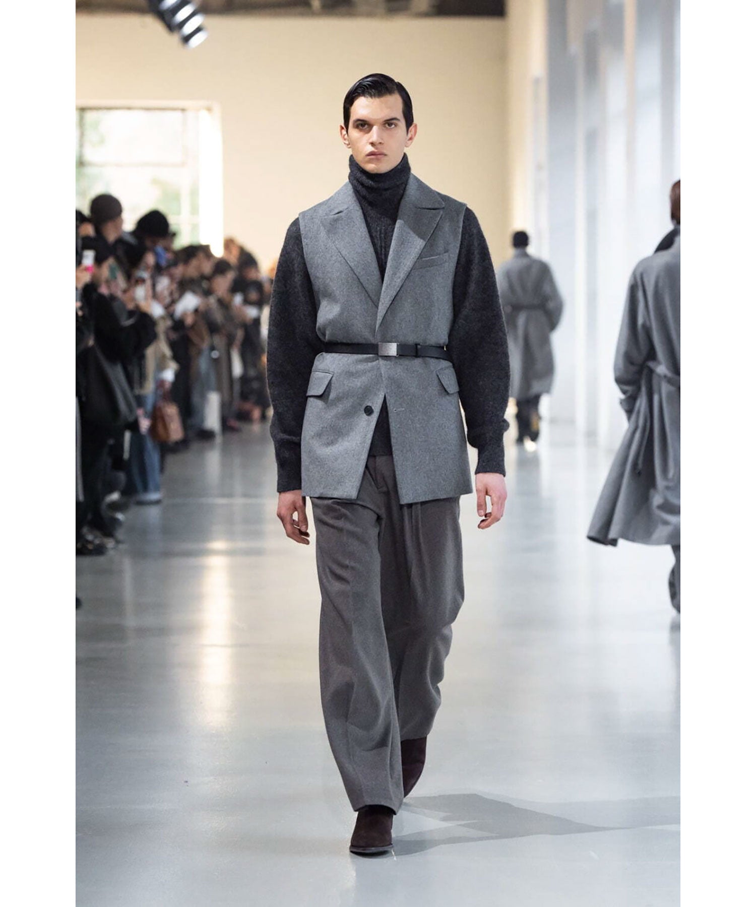 ssstein / シュタイン】WOOL/ALPACA KNIT LOOSE TURTLE NECK PO