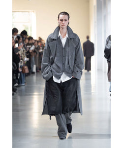 美品　stein ウールコート ssstein / シュタイン】OVERSIZED DOUBLE BREASTED COAT - GREY | 公式