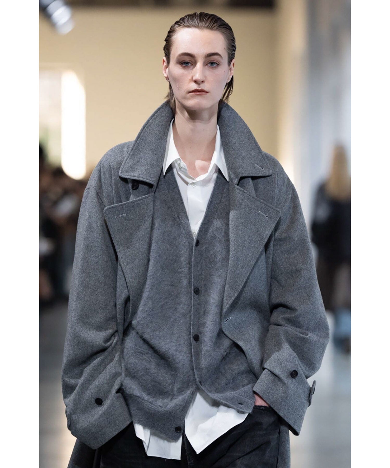 ssstein(シュタイン)のOVERSIZED DOUBLE BREASTED COAT - GREYの公式通販サイトsession福岡セレクトショップ