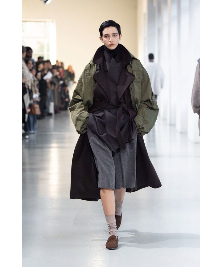 ssstein(シュタイン)のBIO WASHED NYLON OVERSIZED FIGHT JACKET - MILITARY KHAKIの公式通販サイトsession福岡セレクトショップ