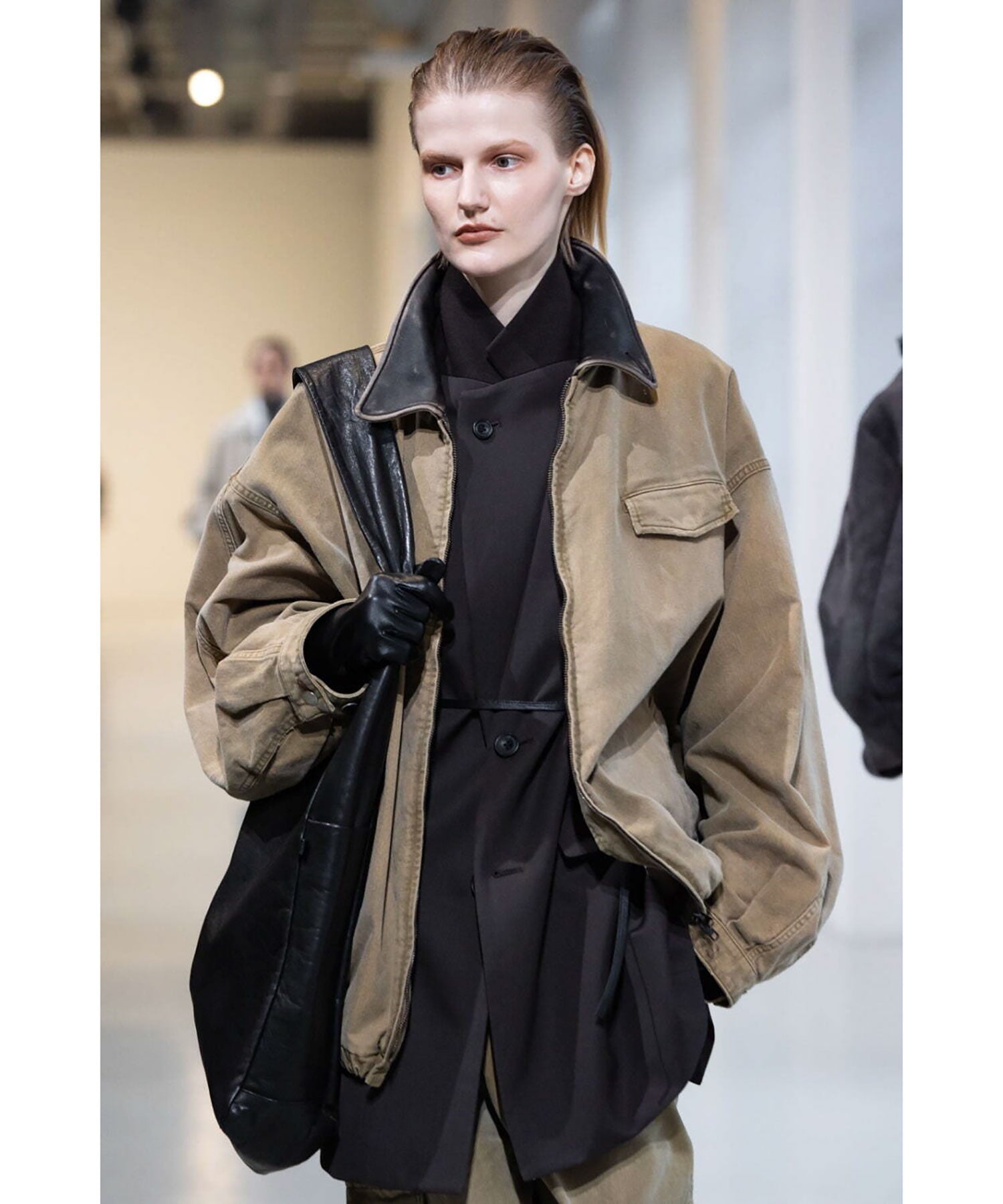 【ssstein】LEATHER GLOVE - BLACK