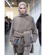 画像をギャラリービューアに読み込む, 【ssstein】WOOL/ALPACA MILLED KNIT BALACLAVA - BEIGE
