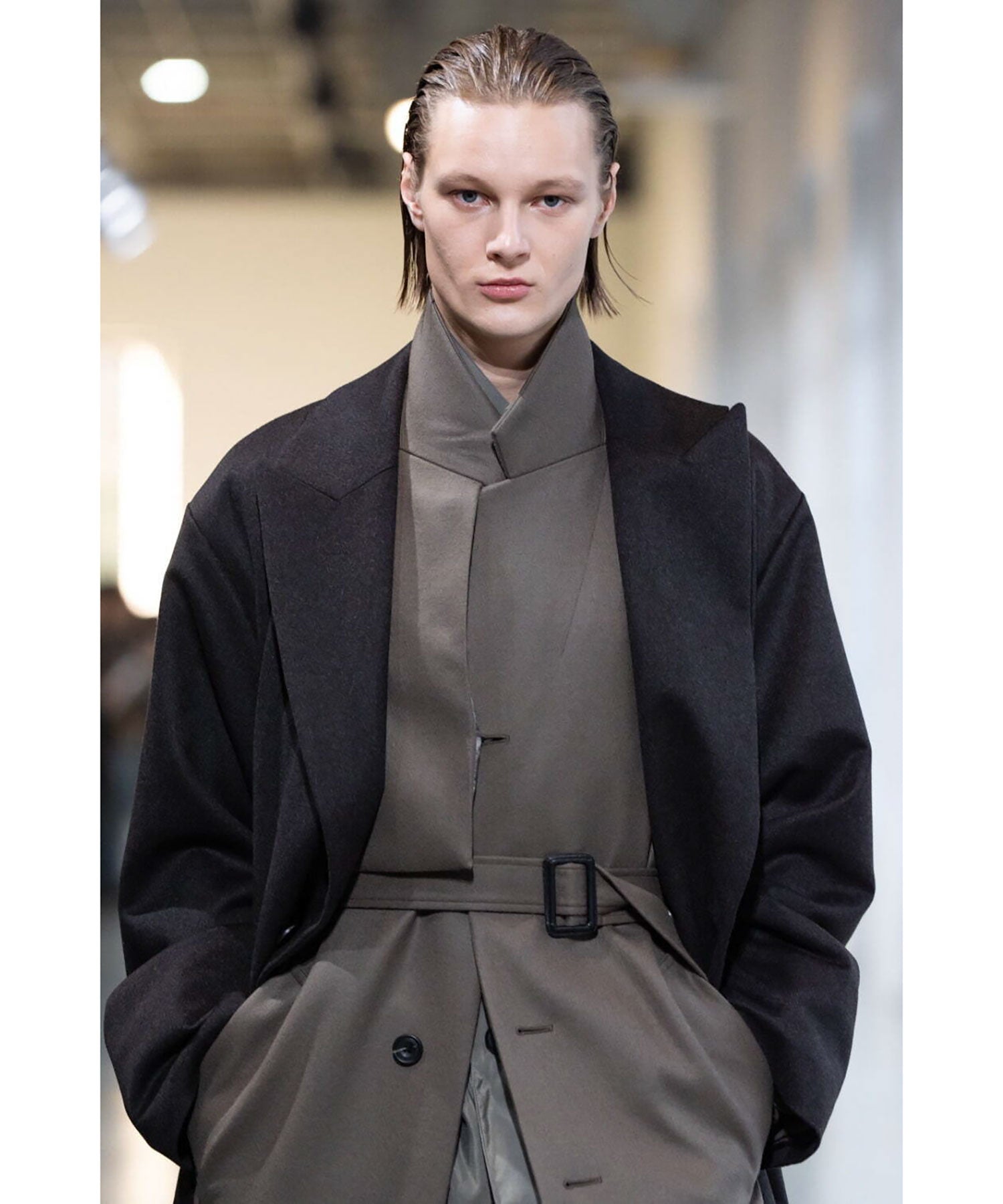 ssstein(シュタイン)のOVERSIZED MAXI-LENGTH PEAK LAPEL COAT - BLACKの公式通販サイトsession福岡セレクトショップ