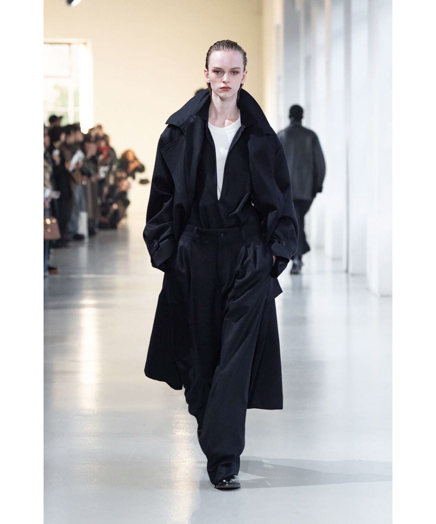 ssstein(シュタイン)のWOOL FLANNEL OVERSIZED SKIPPER SHIRT - BLACKの公式通販サイトsession福岡セレクトショップ