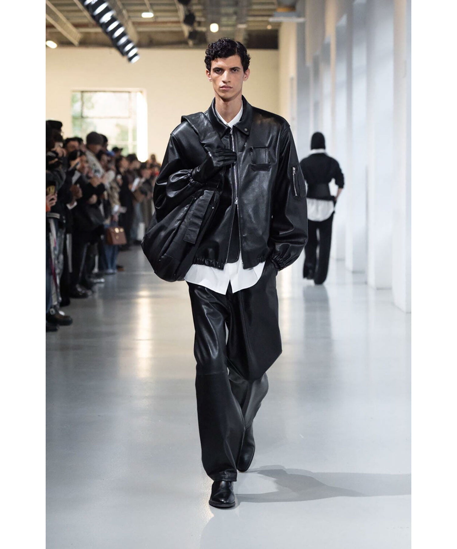 ssstein / シュタイン】SHEEP LEATHER FLIGHT JACKET - BLACK | 公式
