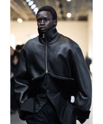 画像をギャラリービューアに読み込む, ssstein(シュタイン)のCUT-OFF MOUTON JACKET - BLACKの公式通販サイトsession福岡セレクトショップ
