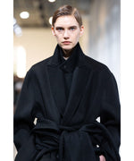 画像をギャラリービューアに読み込む, ssstein(シュタイン)のWOOL/CASHMERE REVERSIBLE PEAK LAPEL JACKET - BLACK × BLACKの公式通販サイトsession福岡セレクトショップ
