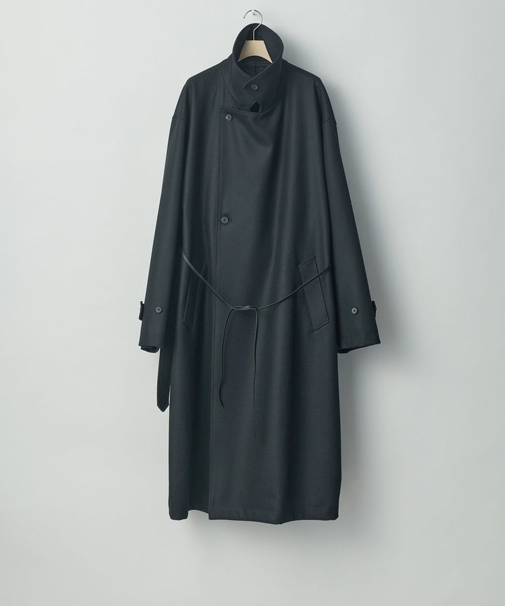stein(シュタイン)の23AWコレクションのOVERESIZED DOUBLE BREASTED COATのBLACK