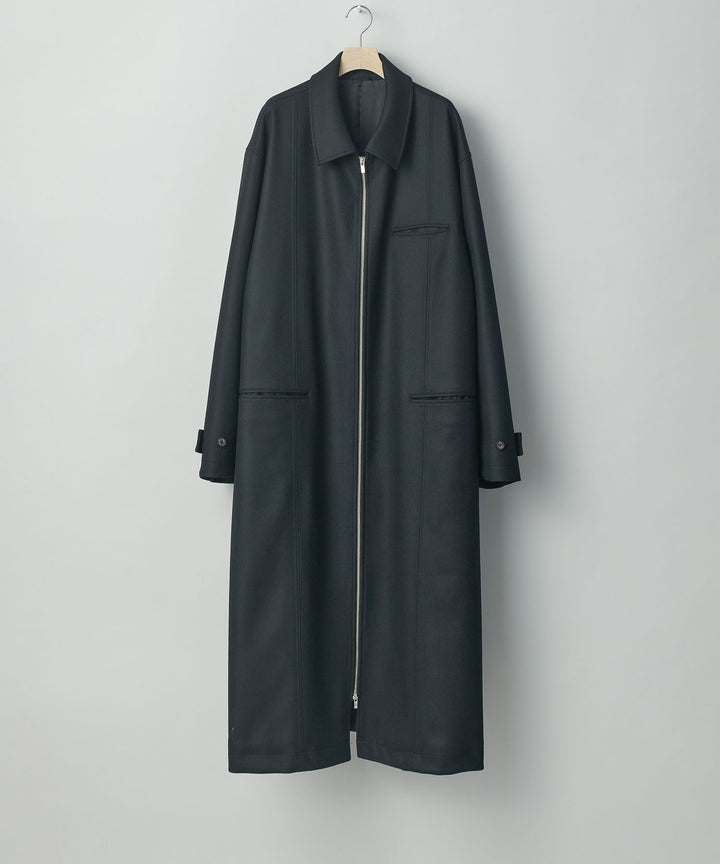 stein(シュタイン)の23AWコレクションOVERSIZED MAXI-LENGTH ZIP COATのBLACK