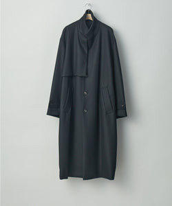 stein シュタイン 23aw LAY CHESTER COAT - BLACK sessionセッション福岡セレクトショップ 公式通販サイト