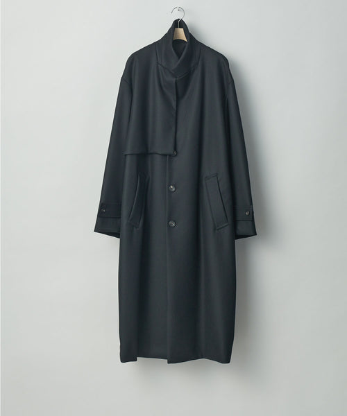 stein 18aw lay chester coat BLACK - ジャケット・アウター
