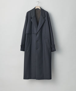 stein(シュタイン)の23AWコレクションLAY CHESTER COATのDARK CHARCOAL