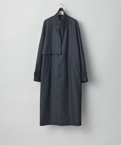 stein(シュタイン)の23AWコレクションLAY CHESTER COATのDARK CHARCOAL