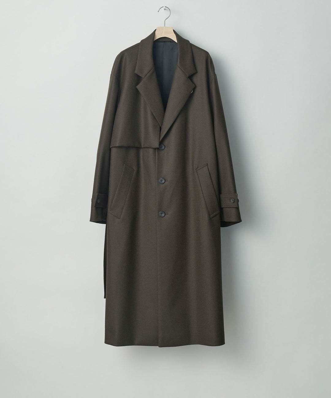 stein(シュタイン)の23AWコレクションLAY CHESTER COATのMILITARY KHAKI