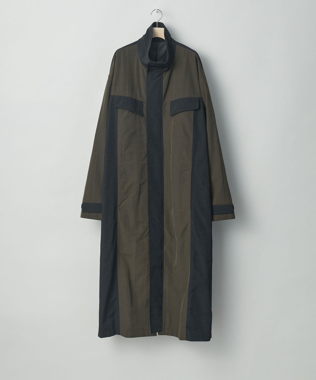 stein(シュタイン)の23AWコレクションMAXI-LENGTH STAND COLLAR COATのMILITARY KHAKI