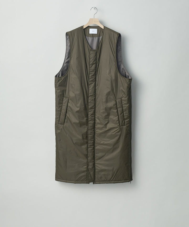 stein(シュタイン)の23AWコレクションPADDED MILITARY LONG VESTのMILITARY KHAKI sessionセッション福岡セレクトショップ 公式通販サイト